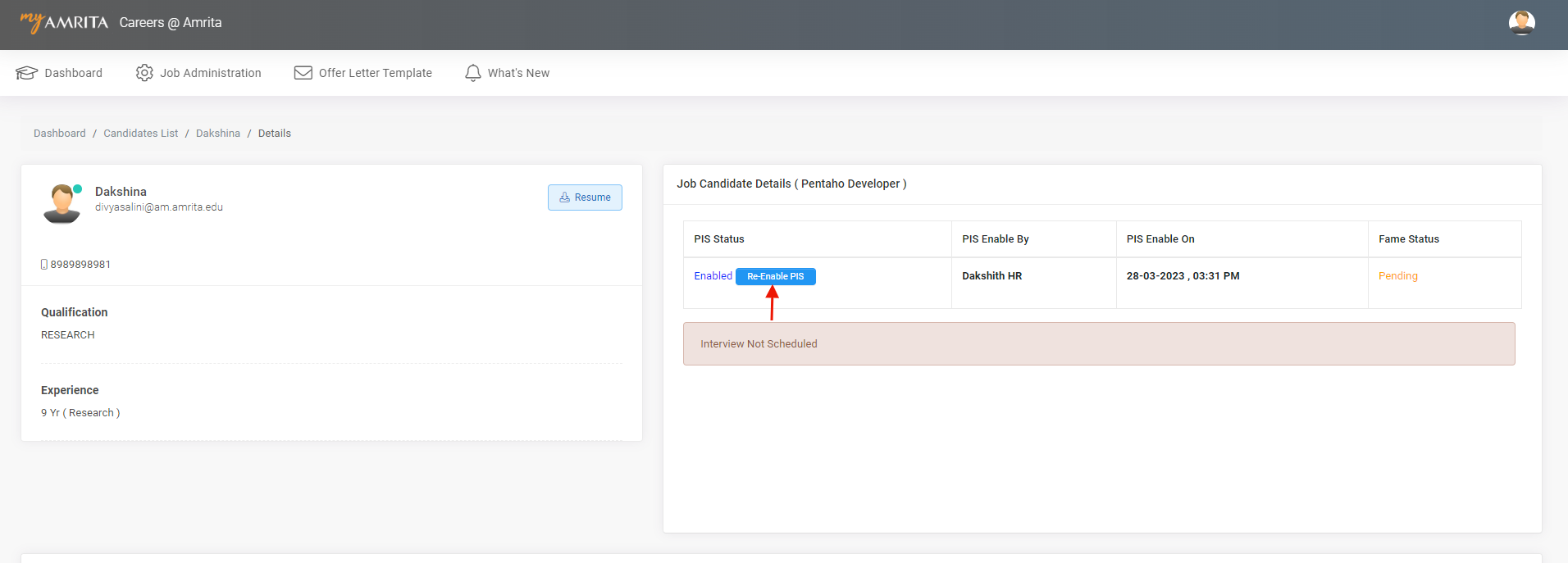 Re_enable PIS-d7defc17-736c-4273-8edf-3dc006fb61c0